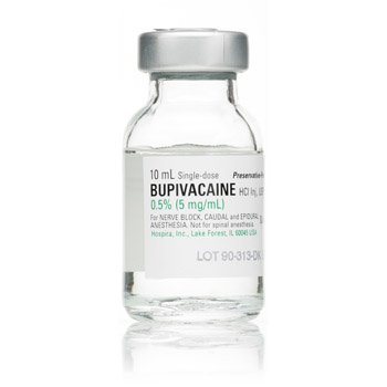 Bupivacaine HCl, Preservative Free 0.5%, 5 mg /  .. .  .  